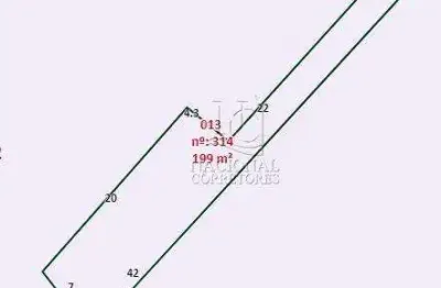 Terreno à venda, 199 m² por r$ 900.000,00 - centro - santo andré/sp