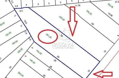 Terreno plano à venda, 381,20m² por r$ 690.000 - parque novo oratório - santo andré/sp