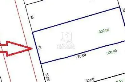 Terreno à venda, 300 m² por r$ 550.000,00 - jardim santo alberto - santo andré/sp