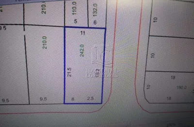 Terreno à venda, 242 m² por r$ 600.000,00 - parque das nações - santo andré/sp