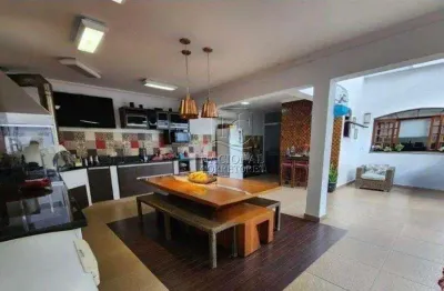 Sobrado com 4 dormitórios para alugar, 404 m² por r$ 16.287,00/mês - campestre - santo andré/sp