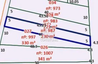 Terreno à venda no Campestre, Santo André 