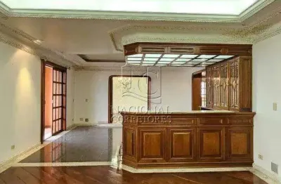 Apartamento para locação com 464m² , 4 quartos , 4 suítes, 5 banheiros, 4 vagas - vila bastos - santo andre - sp