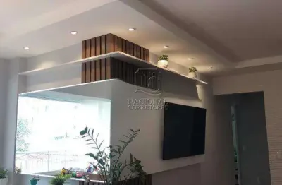 Apartamento à venda, 3 quartos, 1 suíte, 2 vagas, campestre - santo andré/sp