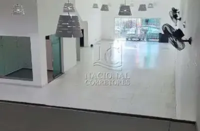 Salão comercial para alugar no centro de santo andré – 320m² com mezanino e 3 vagas