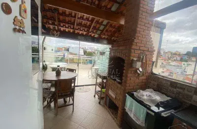 Ótima cobertura à venda no jardim das maravilhas, 70 m² de área útil