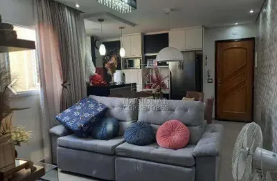 Cobertura sem condomínio à venda, 3 quartos, 2 vagas, vila valparaíso - santo andré/sp