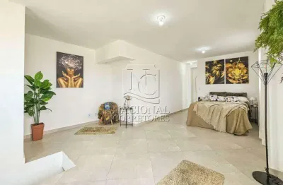 Cobertura à venda, 2 quartos, 1 suíte, 2 vagas, jardim cristiane - santo andré/sp