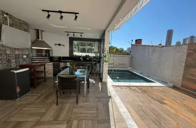 Sobrado para aluguel, 5 quartos, 3 suítes, 5 vagas, campestre - santo andré/sp