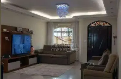 Sobrado 350m² à venda - 3 quartos - suíte - 3 vagas - vila camilópolis - santo andré/sp.