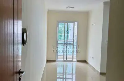 Apartamento aconchegante para locação no jardim santo alberto, 50 m² de área útil, prático, porcelanato, com luminárias.