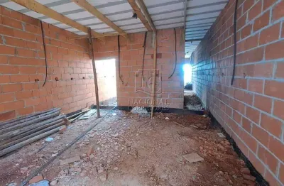 Casa assobradada de 71m² em construção à venda no parque joão ramalho