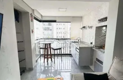 Apartamento para aluguel, 1 quarto, 1 suíte, 1 vaga, jardim - santo andré/sp