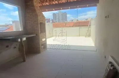Cobertura sem condomínio à venda, 2 vagas, campestre - santo andré/sp