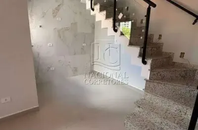 Cobertura sem condomínio à venda, 2 quartos, 1 suíte, 2 vagas, jardim bela vista - santo andré/sp