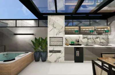 Apartamento garden à venda, 2 quartos, 1 vaga, vila assunção - santo andré/sp