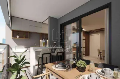 Apartamento à venda, 3 quartos, 1 suíte, 2 vagas, jardim - santo andré/sp