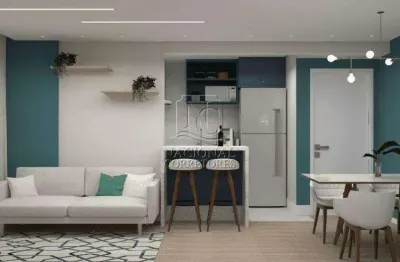 Apartamento à venda, 2 quartos, 1 vaga, vila metalúrgica - santo andré/sp