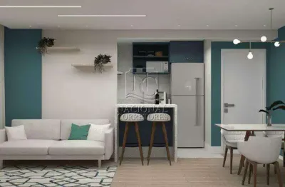 Apartamento à venda, 2 quartos, 1 vaga, vila metalúrgica - santo andré/sp