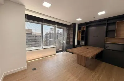 Sala comercial para locação com 41m2 e 1 vaga de garagem, edifício Alphagreen -