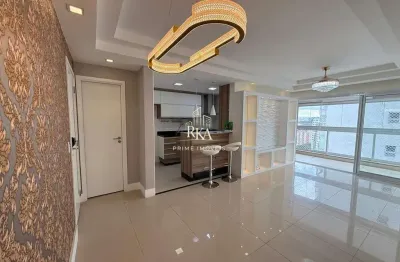 Apartamento com 80m², 2 suítes e 2 vagas de garagem cobertas disponível para loc