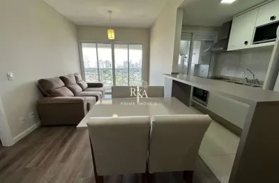 Apartamento semimobiliado com 50m², 1 dormitório e 1 vaga, para locação e venda