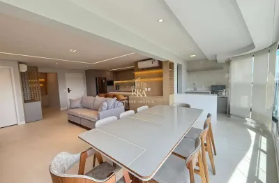 Apartamento mobiliado no Oka Mamoré Alphaville – 124m², 2 suítes, andar alto e v