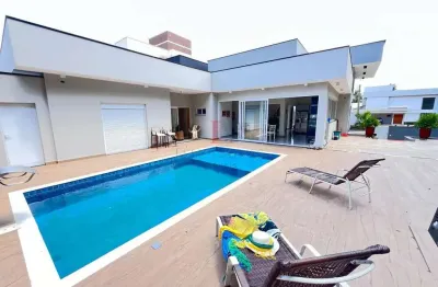 Casa em condomínio fechado com 3 quartos à venda no Residencial Flora Ville, Boituva  por R$ 2.800.000