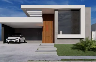 Casa em Condomínio de Luxo no Portal das Estrelas em Boituva-SP: 3 Quartos, 3 Suítes, 2 Salas, 2 Banheiros, 2 Vagas, 212,22 m²