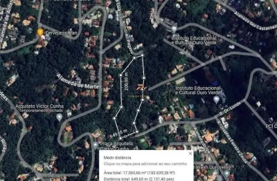 Área de terreno com 17000m2 para a venda no Condomínio Ville de Montagne