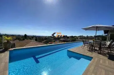 Casa 7 quartos com lazer - bairro belvedere para locação - belo horizonte - mg