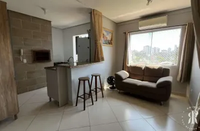 Apartamento 1 dormitório mobiliado, elevador e garagem - Centro de Tramandaí/RS