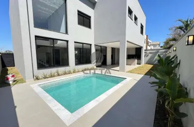 Casa em condomínio fechado com 4 quartos à venda na Avenida Alaôr Faria de Barros, 77777, Alphaville, Campinas, 340 m2 por R$ 2.990.000