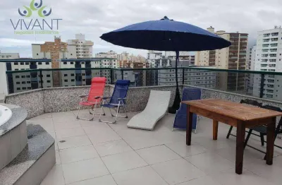 Apartamento Triplex com 3 dormitórios, 300 m² - venda por R$ 2.500.000,00 ou aluguel por R$ 20.000,00/mês - Ocian - Praia Grande/SP