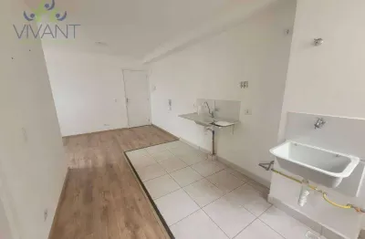 Apartamento com 2 dormitórios para alugar, 47 m² por R$ 1.405,81/mês - Jardim Casa Branca - Suzano/SP