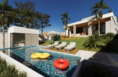 Condomínio Arquipélago de Manguinhos Exclusiva Luxuosa - Casa 4 Suítes 6 Vagas de Garagem 300 m² Terreno 660 n² - Arquipélago de Manguinhos Serra ES