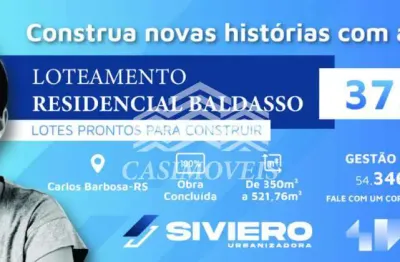 Terreno à venda em Aparecida, Carlos Barbosa 
