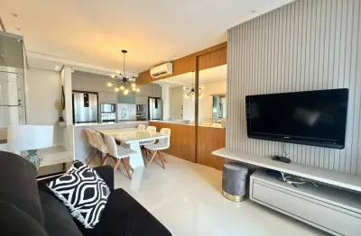 Apartamento 2 dormitórios sendo 1 suíte, totalmente mobiliado - Barreiros SJ