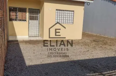 Oportunidade imperdível: Casa à venda em Cuiabá-MT, bairro São João Del Rei, 02 quartos, 1 sala, 1 banheiro, 4 vagas, 42,80m².