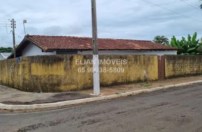 Casa com 2 quartos e terreno amplo no B. Véu da Noiva em Chapada dos G