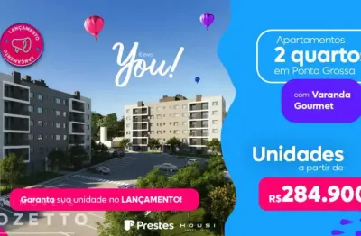 Apartamento com 2 quartos à venda no Oficinas, Ponta Grossa 