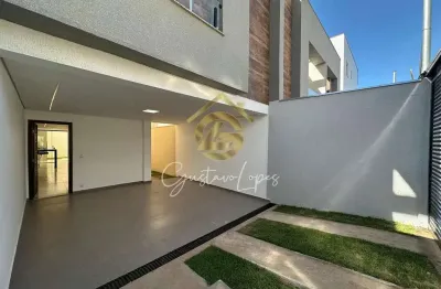 Casa geminada de alto padrão com suíte, closet e espaço gourmet no bairro espírito santo em betim