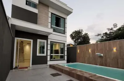 Casa para venda em rio das ostras, jardim marilea, 3 dormitórios, 1 suíte, 1 banheiro, 1 vaga