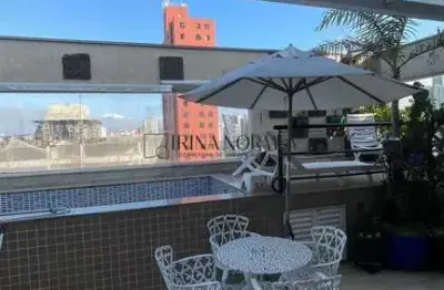 Condomínio modigliane - cobertura 4 suítes no bairro jardim, santo andré/sp