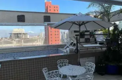 Condomínio modigliane - cobertura 4 suítes no bairro jardim, santo andré/sp