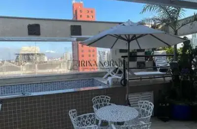 Condomínio modigliane - cobertura 4 suítes no bairro jardim, santo andré/sp