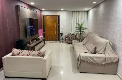 Sobrado á venda 3 dormitorios sendo 1 suite no bairro vila assunção, santo andré/sp