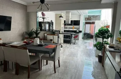 Sobrado à venda, 5 quartos, 5 suítes, 6 vagas, jardim - santo andré/sp