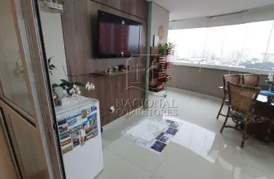 Apartamento à venda, 3 quartos, 3 suítes, 3 vagas, vila scarpelli - santo andré/sp