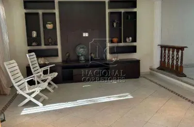 Sobrado com 4 dormitórios à venda, 407 m² - vila valparaíso - santo andré/sp